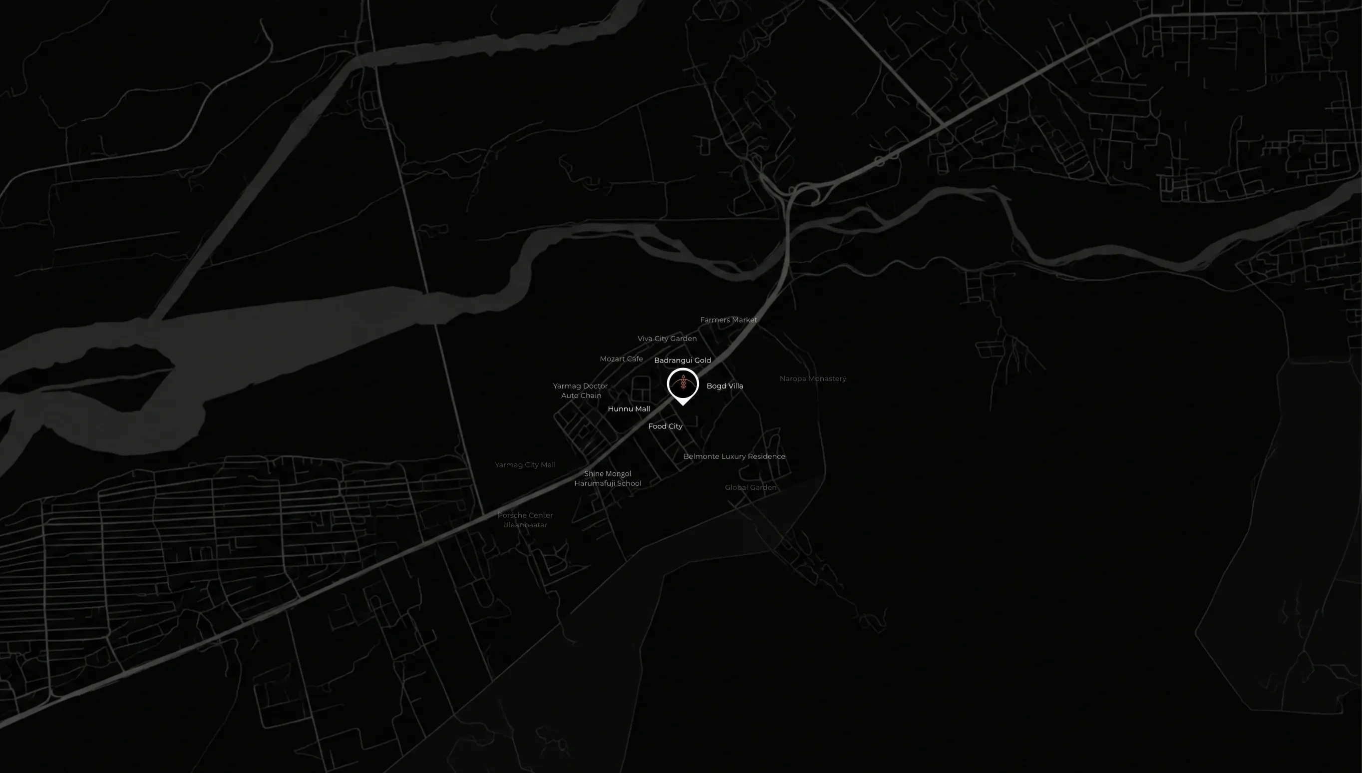 Map showing The Apollo on Naadamchidi Road, Ulaanbaatar