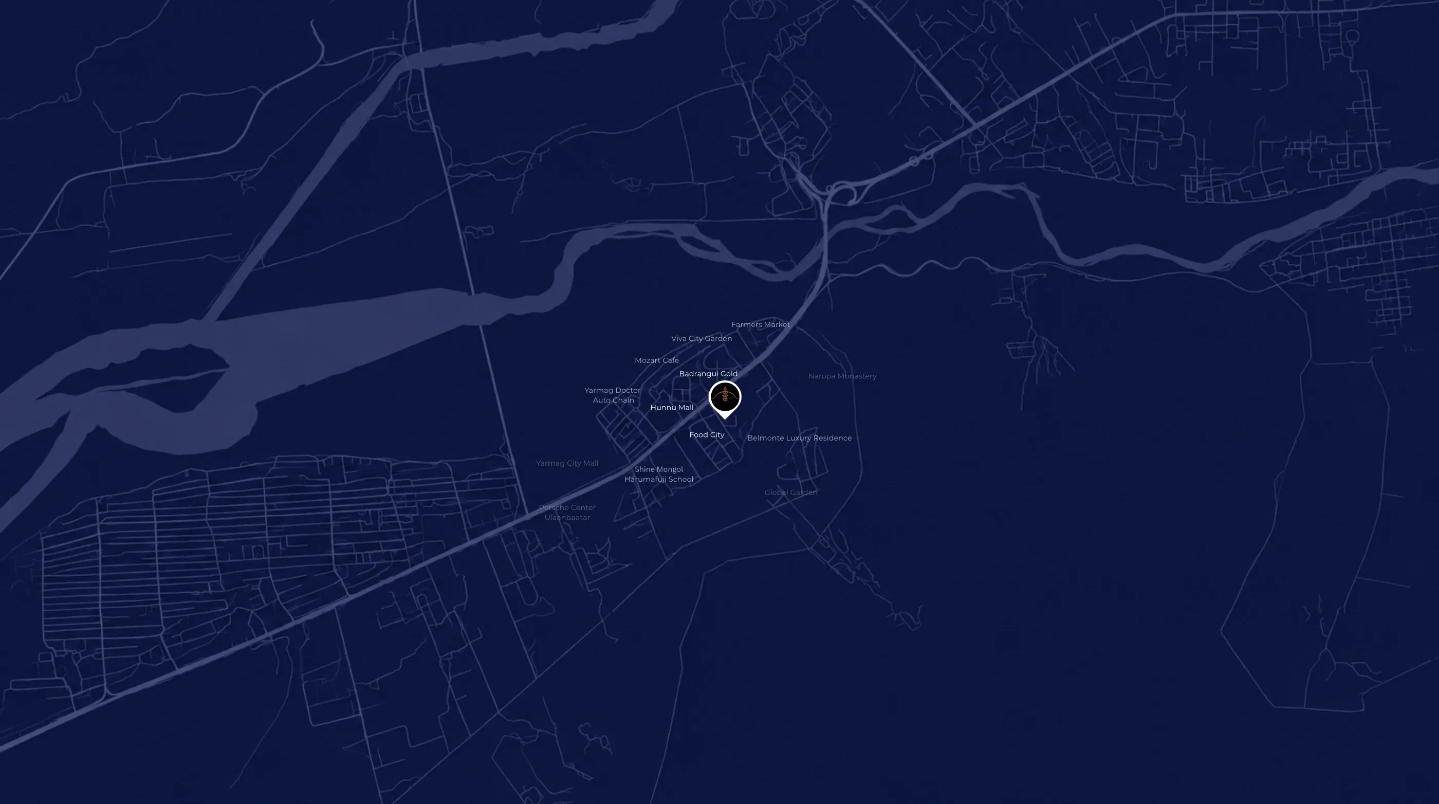 Map showing The Apollo on Naadamchidi Road, Ulaanbaatar
